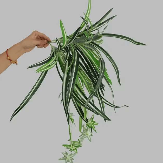 Artificial Orchid Wall Hanging Plant – Elegant Faux Orchid Vine Decor for Home & Events