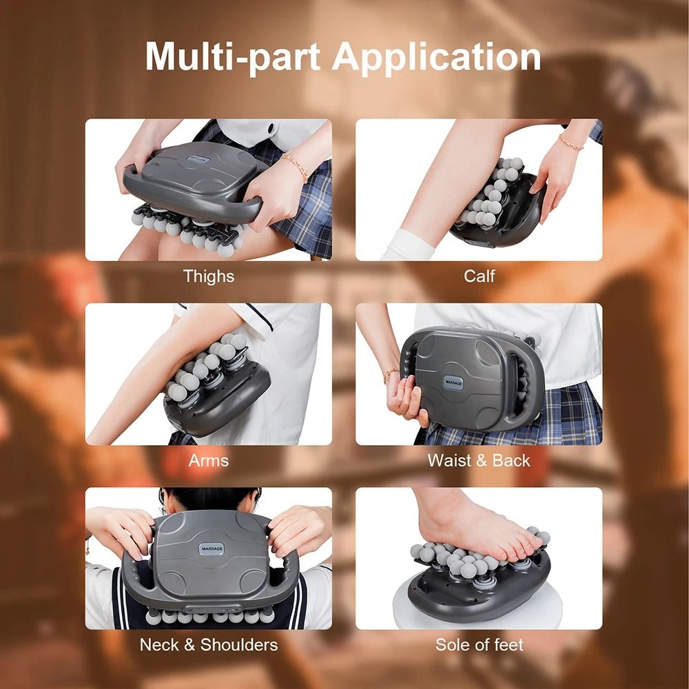 42 Heads Fascia Gun High Frequency Vibration Body Massage Gun Back and Waist Massager Neck Shoulder Massager Muscle