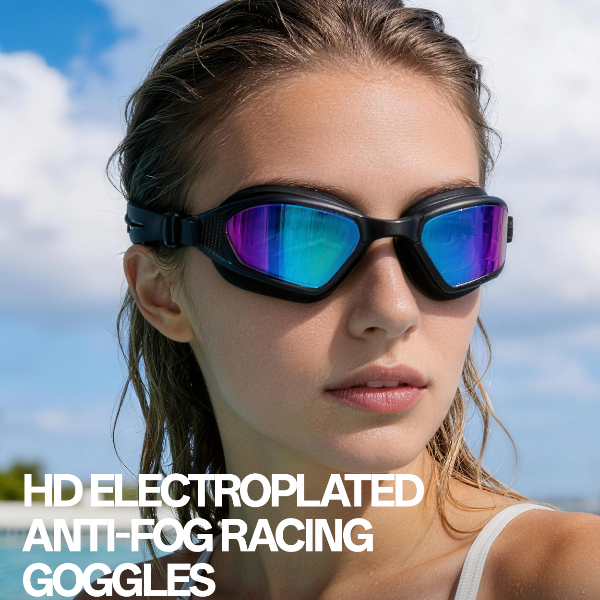 Anti Fog Leakproof Adult Swimming Goggles with UV Protection