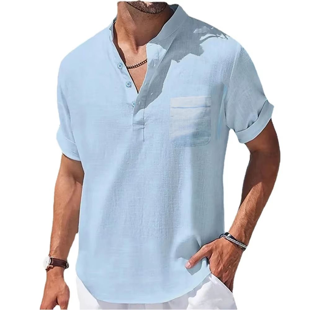 mens linen pants in cotton linen pants men blend - Relaxed streetwear linen trousers with Back Pocket