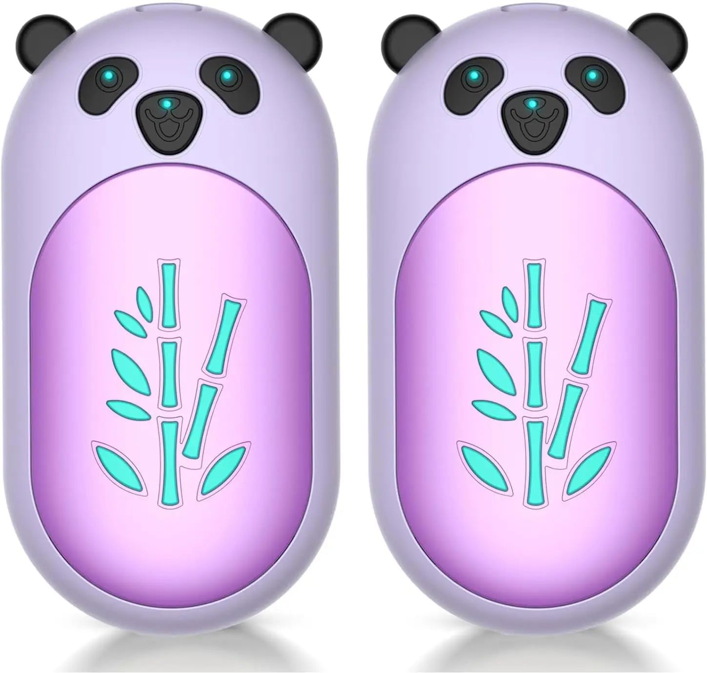 Rechargeable Hand Warmers 2 Pack, 6000mAh Electric Pocket Warmers with Up to 20 Hours Heat for Camping and Skiing