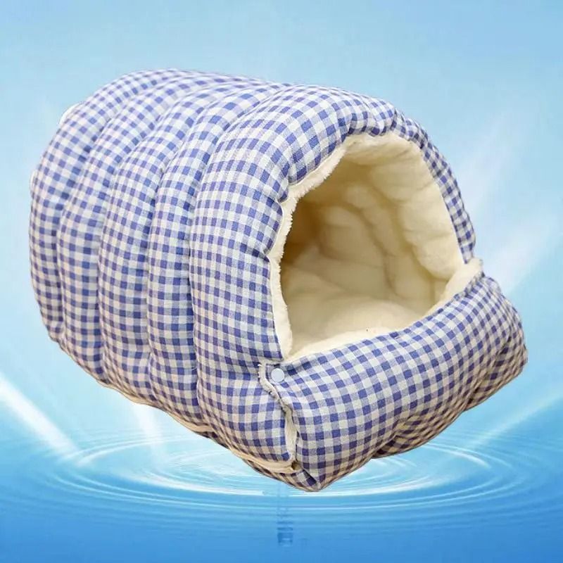 Cozy Foldable Winter Pet Sleep Bed