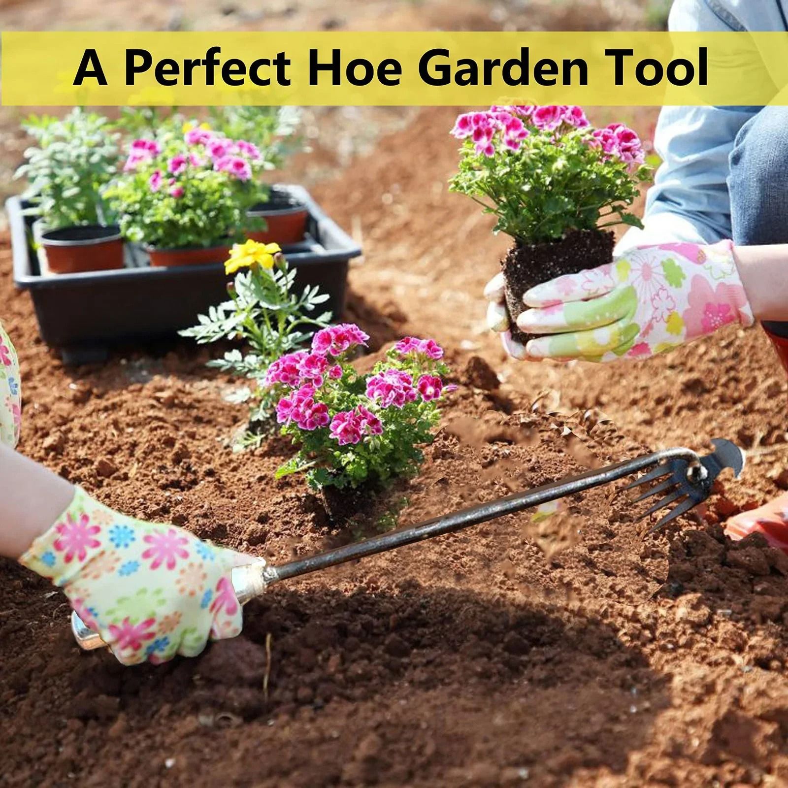 Heavy-Duty Hand Weeder Tool – Professional Long-Handle Manual Weed Digger for Yard, Lawn & Farmhouse Gardening