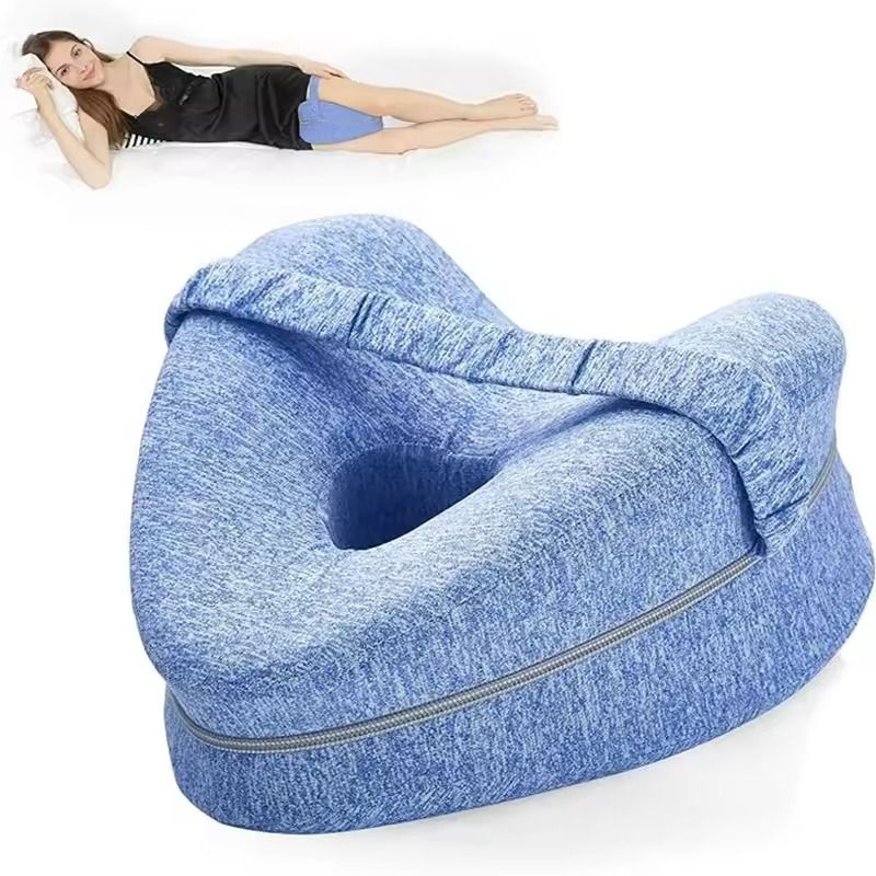 Ergonomic Memory Foam Knee Pillow for Side Sleepers