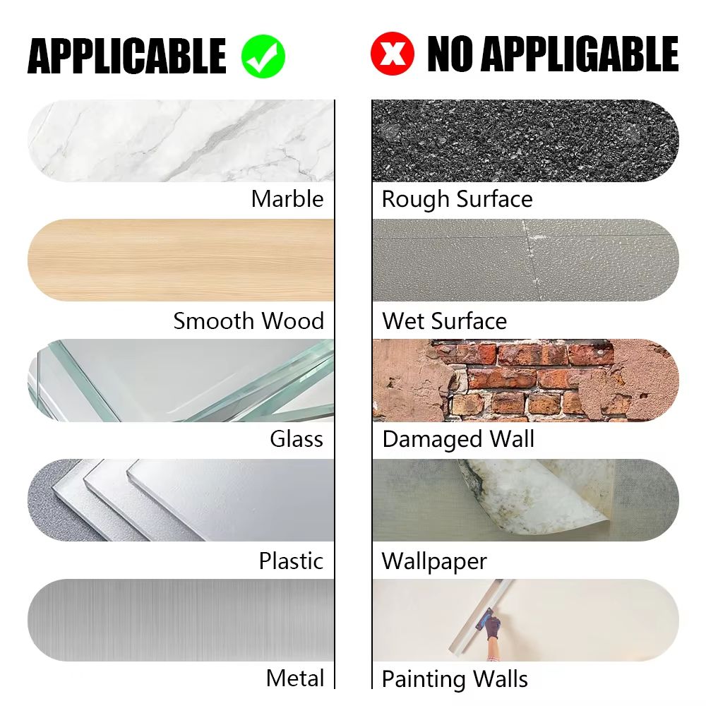 Ultra-Strong Double-Sided Fiber Adhesive Tape – Removable Traceless Home Appliance Sticker