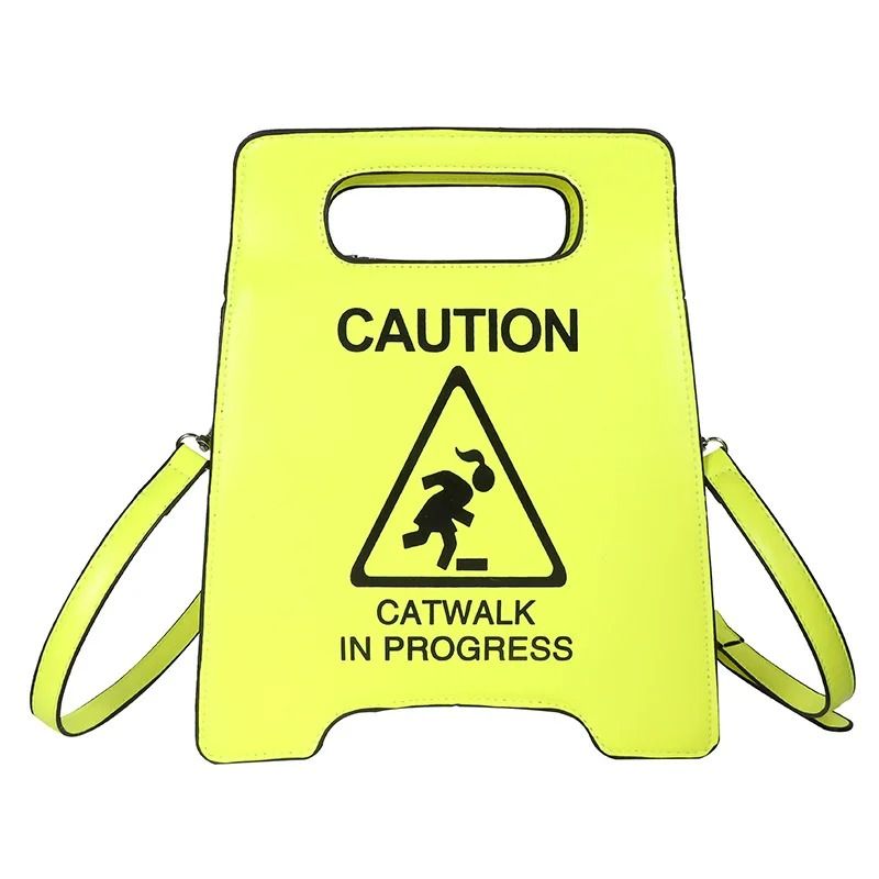 Novelty Stop Sign Crossbody Handbag