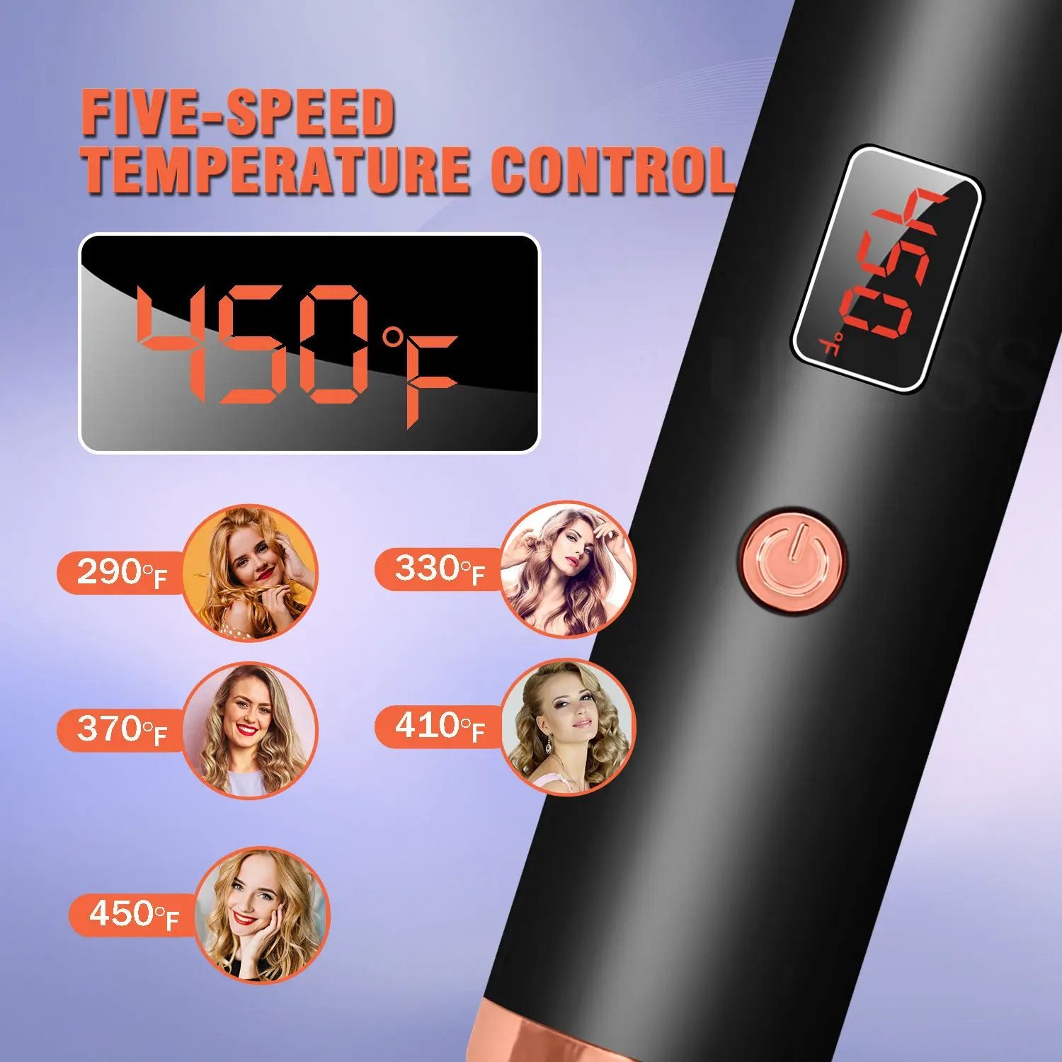 Hair Curler Rotating Brush Heat Hair Straightener Hot Comb Round Brush