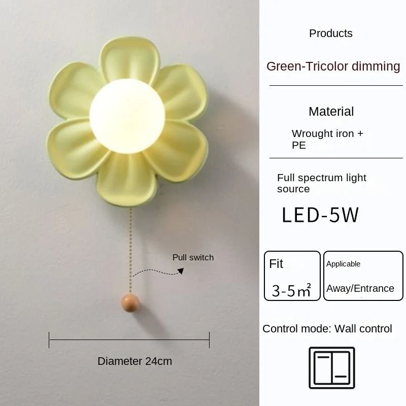 Resin Flower Ceiling and Wall Light