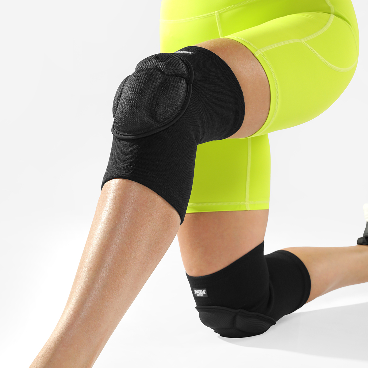 Knee Support with Thick Sponge Pads, Breathable Design for Dance, Volleyball, Roller Skating for Men and Women