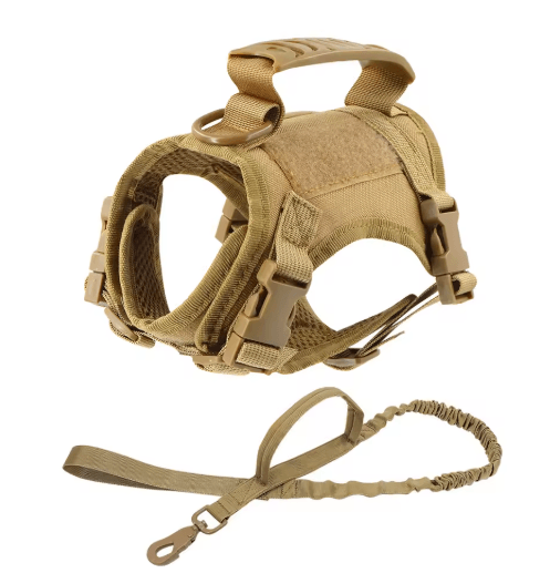 Tactical Escape-Proof Cat Harness with Control Handle