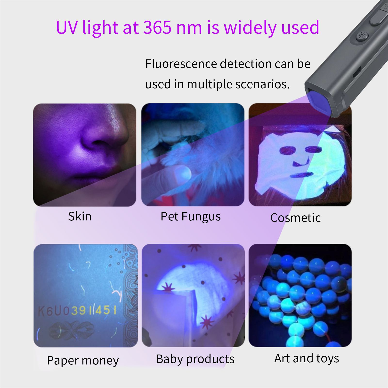 Dog Repeller and Training Device with LED Light