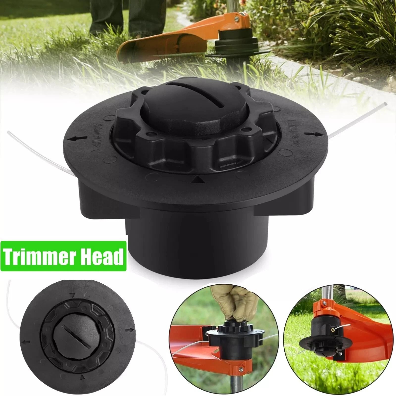 Premium Replacement Trimmer Head | Nylon Rope Weeding Head