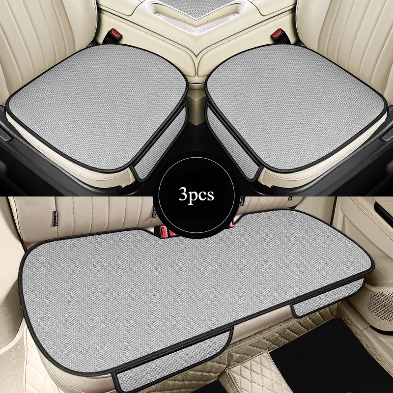 CoolRide Ice Silk Car Seat Cushion Cover - Breathable, Non-Slip, Universal Fit Comfort Pad