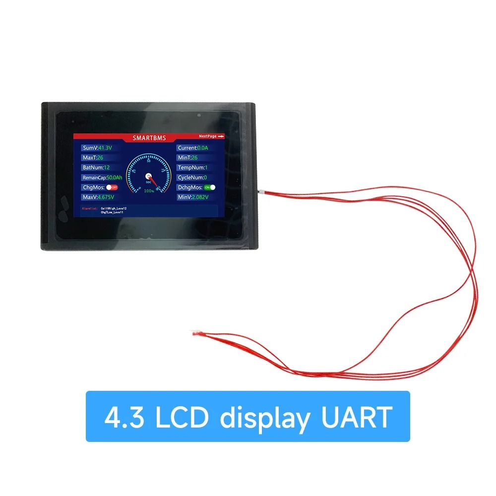 Smart BMS with Bluetooth and WiFi Active Balance Protection