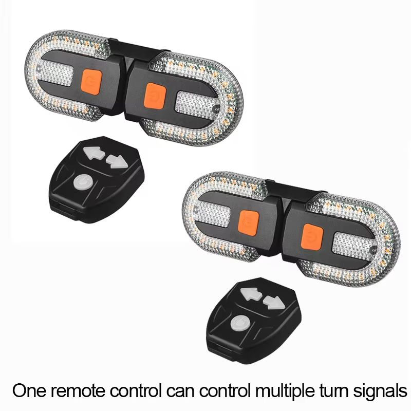 Wireless Bike Turn Signal Rear Light with Remote Control
