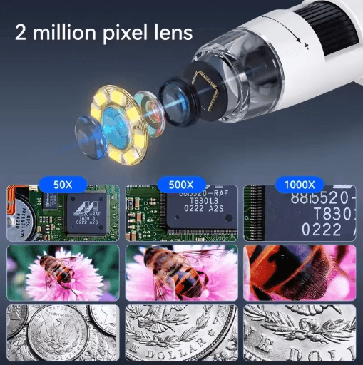 1000X LCD Digital Microscope 4.3