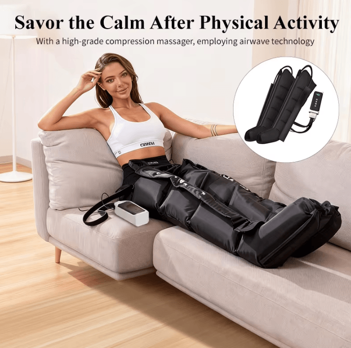 Professional Salon Spa Massager with Dynamic Compression – 2-Pack EU Plug Massage Equipment