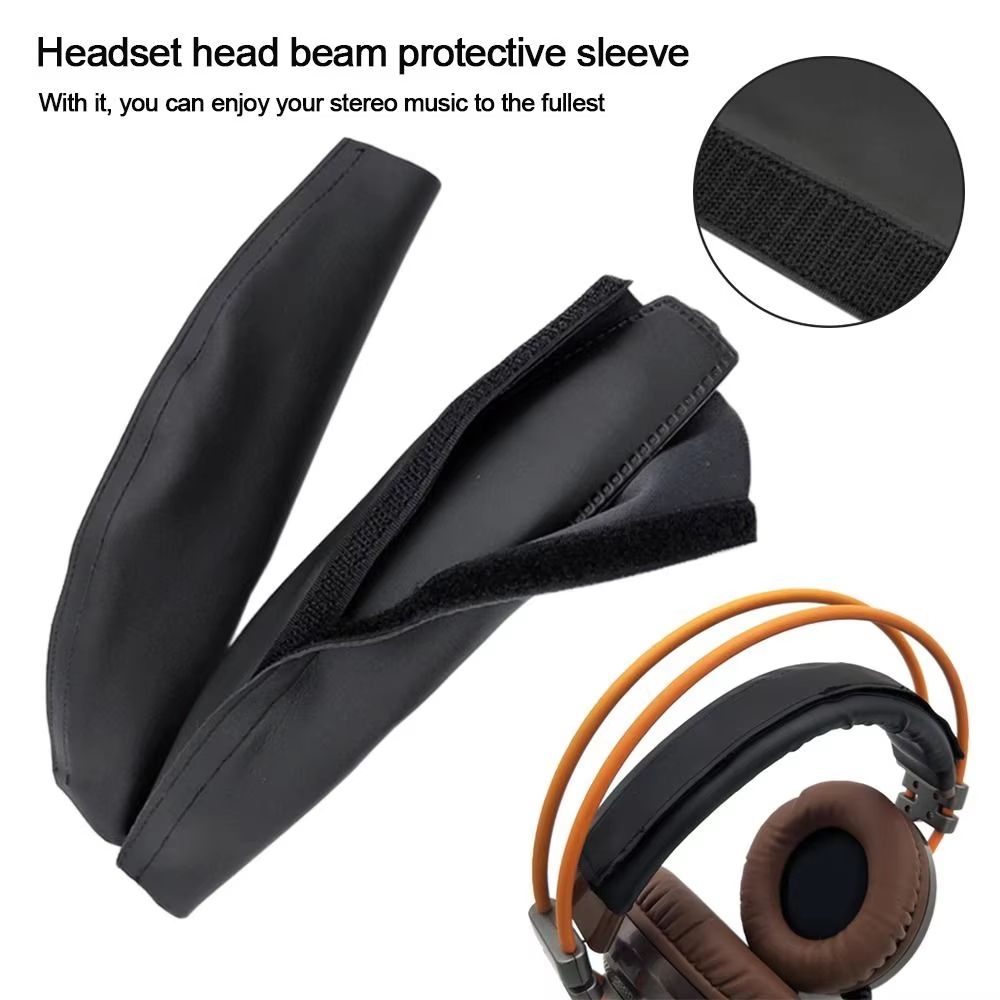 Universal PU Leather Headset Earmuff and Headband Replacement Pads