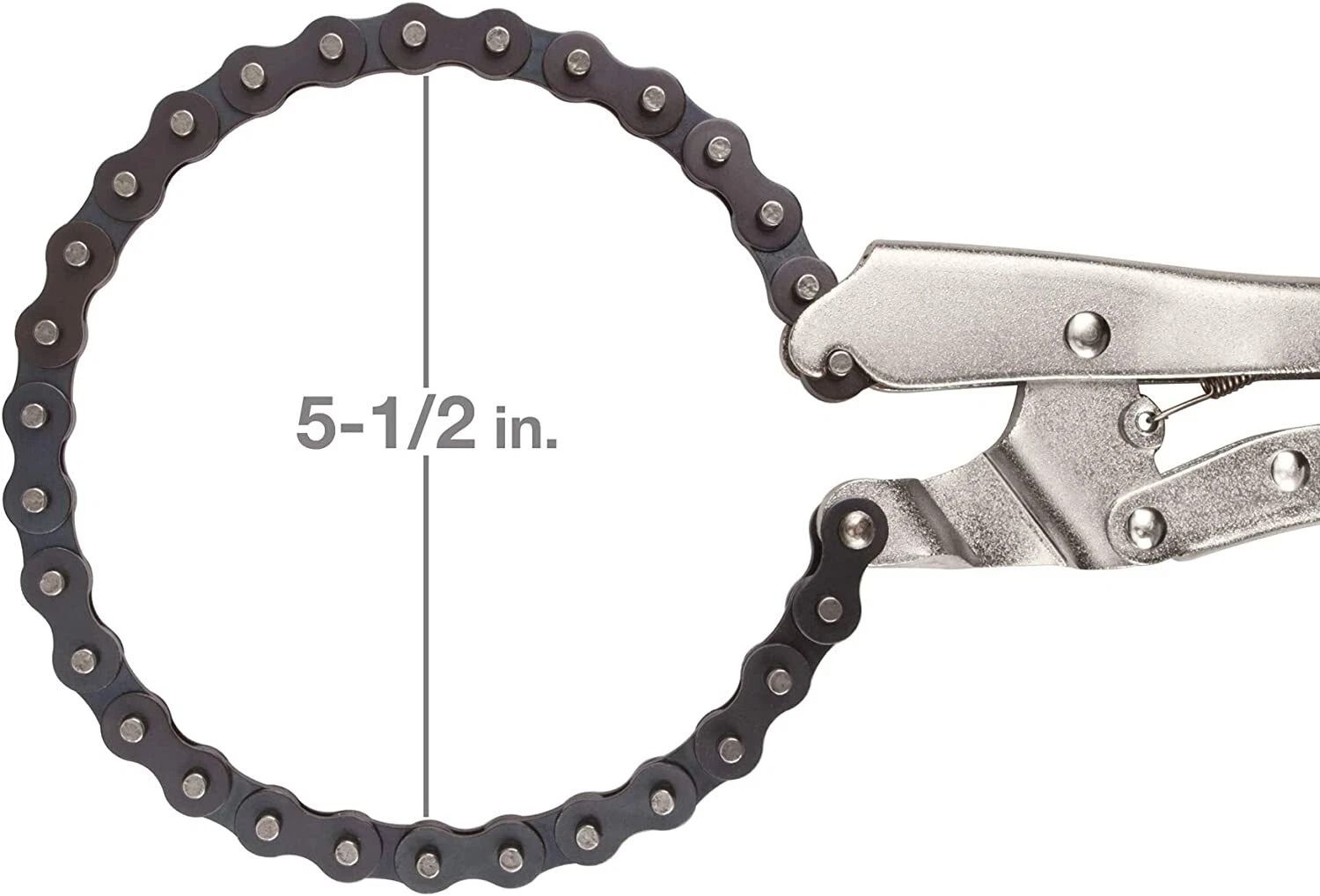 Chain Oil Filter Wrench Locking Clamp Oil Filter Removal Tool