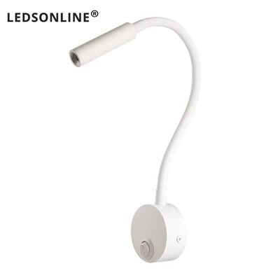 Flexible Gooseneck Clamp Wall Light Bedside LED Reading Lamp