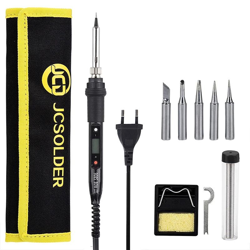 Digital Adjustable Temperature Soldering Iron with LCD Display