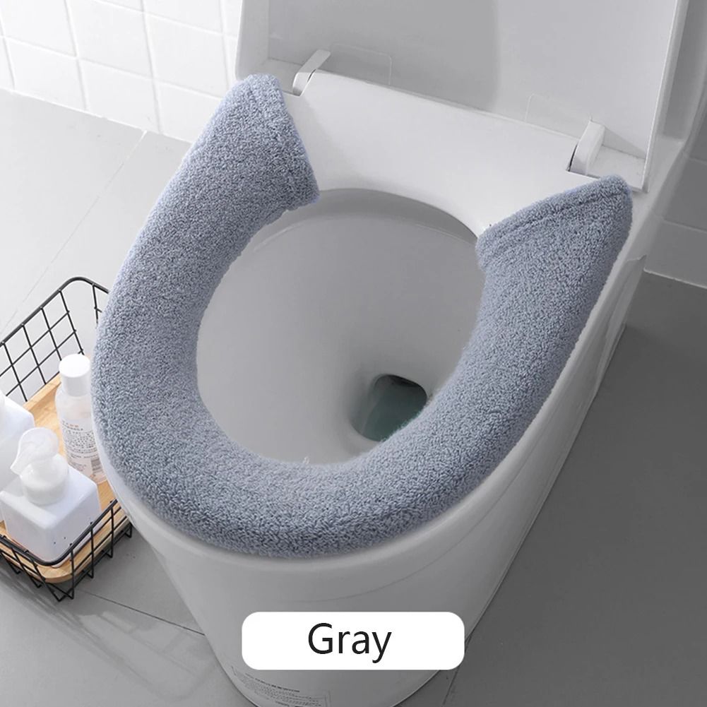 Soft Washable Thick Toilet Seat Cover – Warm & Universal Fit
