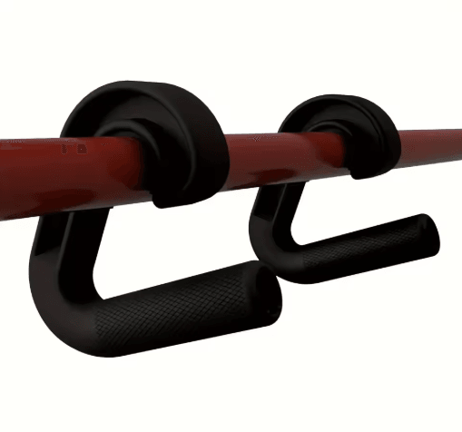 2 PCS Nylon Suspension Grip Handles – Non Slip Lat Pulldown and Cable Machine Attachments