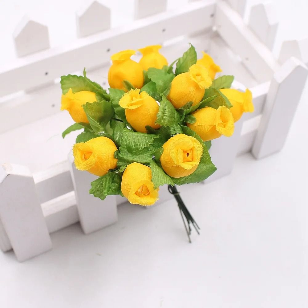 Petite Silk Heritage Rose Buds