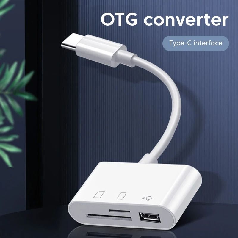 3 In 1 Professional Camera Card Reader Adapter