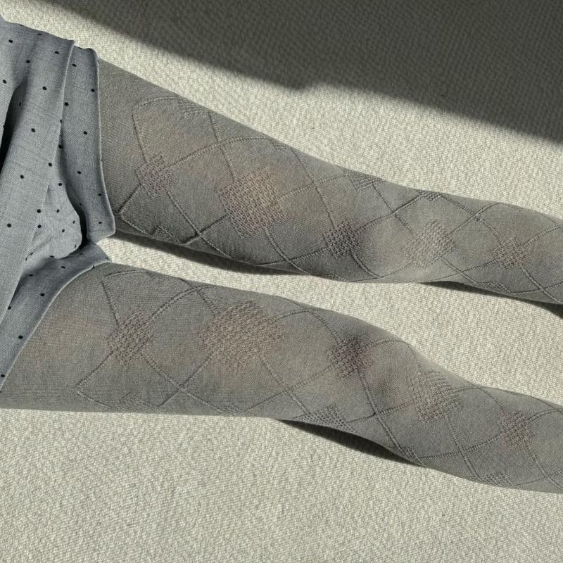 Fashion Forward Women Tights, Vintage Argyle Patterned Cotton Leggings Pantyhose Opaque Stockings Hosiery
