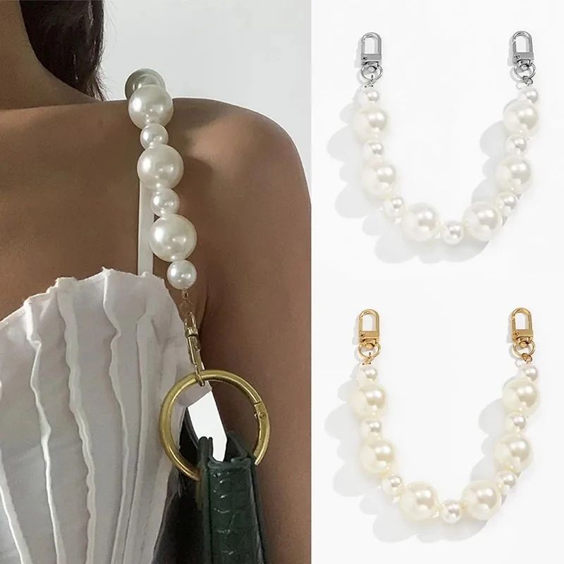 Pearl Decorative Bag Chain Strap