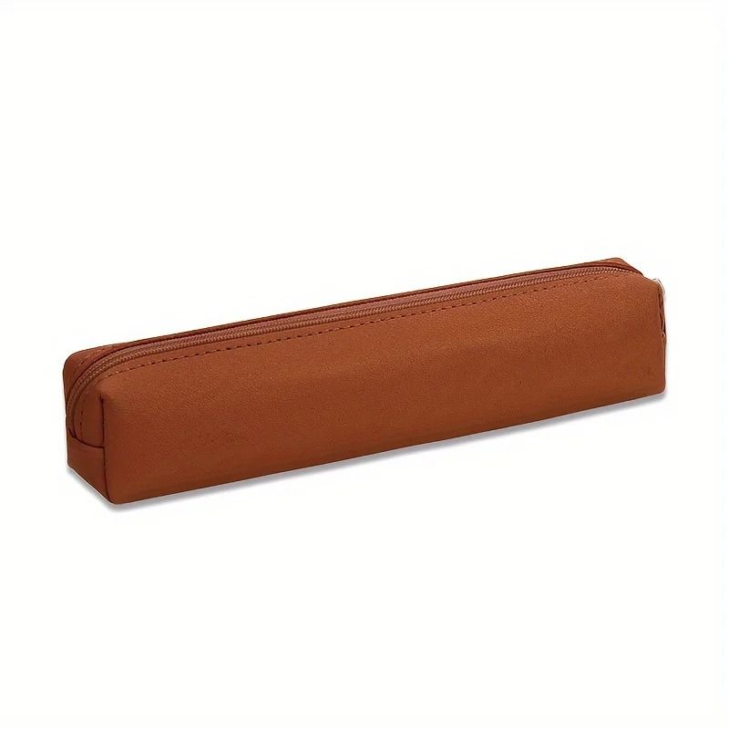 Mini Faux Leather Makeup Pencil Case Bag