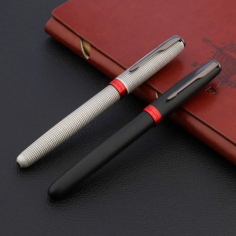 Heritage Checkered Metallic Script and Signature Pen