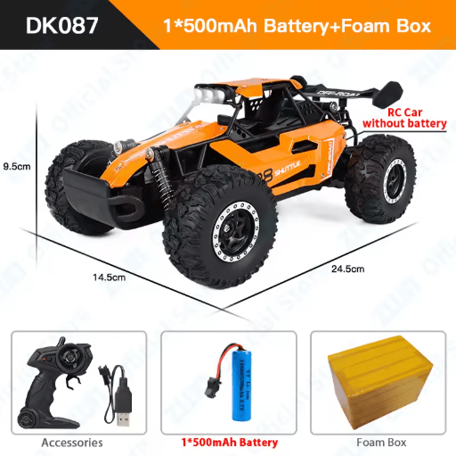 ZWN RC Off Road Car 1 16 1 20 Scale 2.4G Remote Control Climbing Vehicle with LED Lights