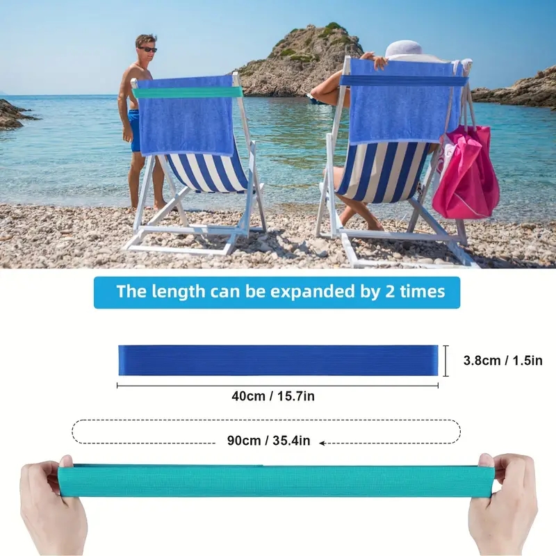 Beach Towel Bands Chair Clips Non Slip Towel Holder for Pool Cruise and Lounge Chairs