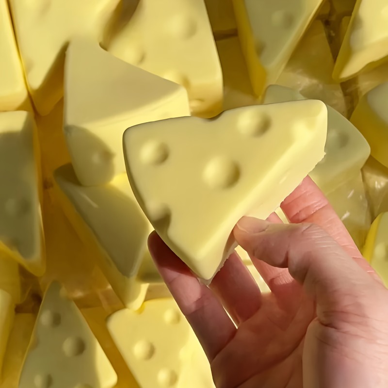 Cheese Squeeze Toy Milk-Flavored Stress Relief Fidget Toy for Friends Gifts and Sensory Play
