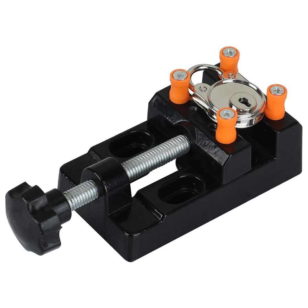 Set Drill Flat Press, Mini Bench Vice Clamp, Vice Table Vise for Jewelry, DIY Sculpture Craft Tool