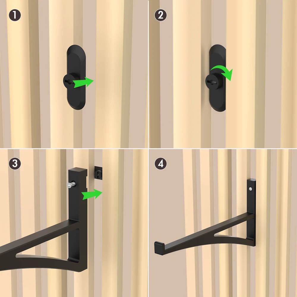 Acoustic Panel Shelf Bracket Set