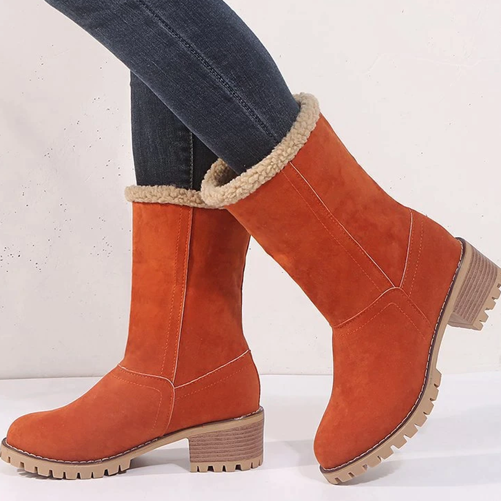 Ankle Fur Lined Snow Boots