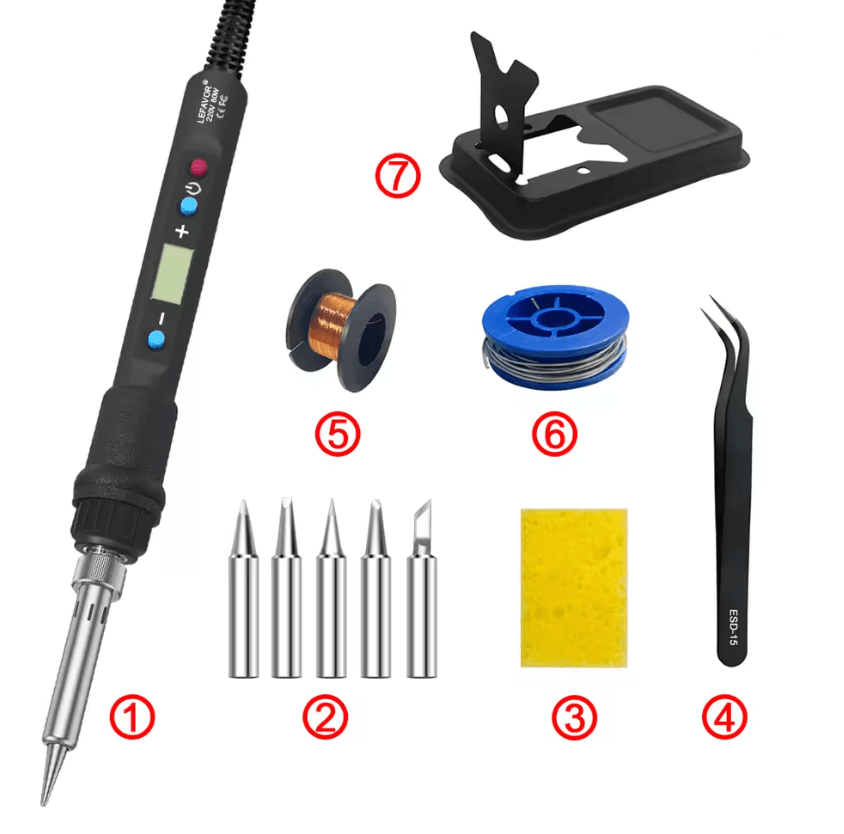 ProTemp 80W Digital Soldering Iron Kit with LCD Display