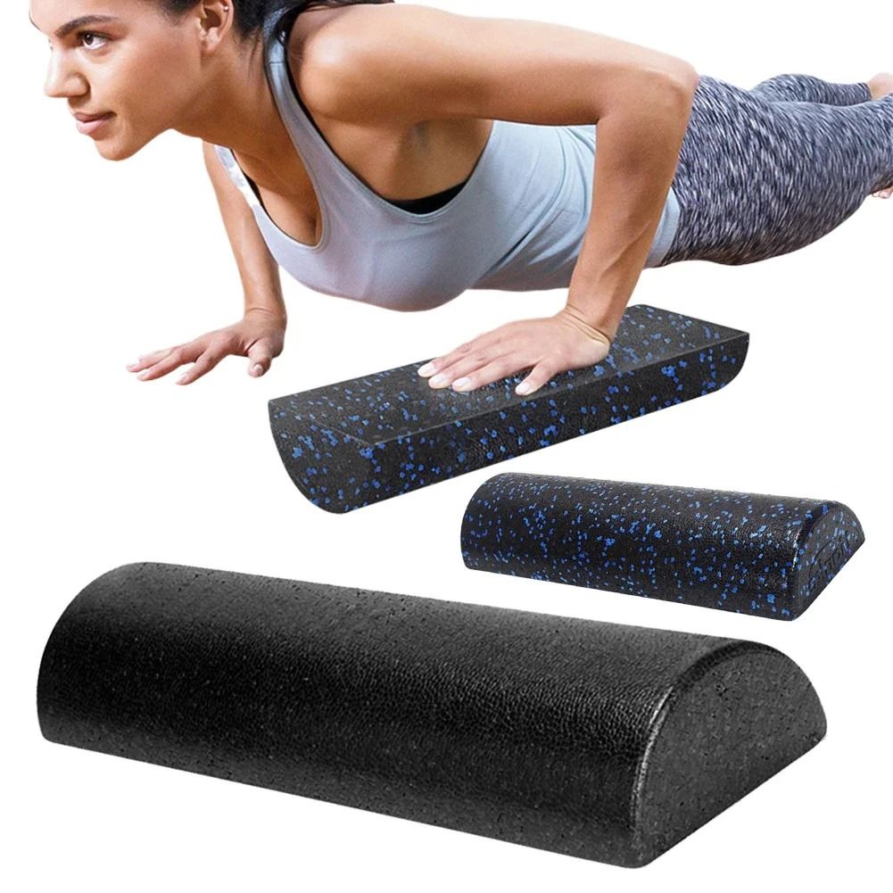 Half Round Balance Training Roller Block and Yoga Brick