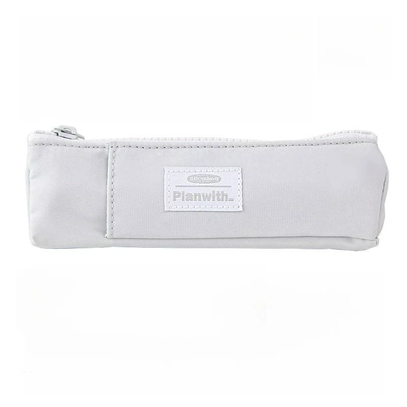 Slim Canvas Pencil Holder and Precision Notebook Interface with Adjustable Elastic Band