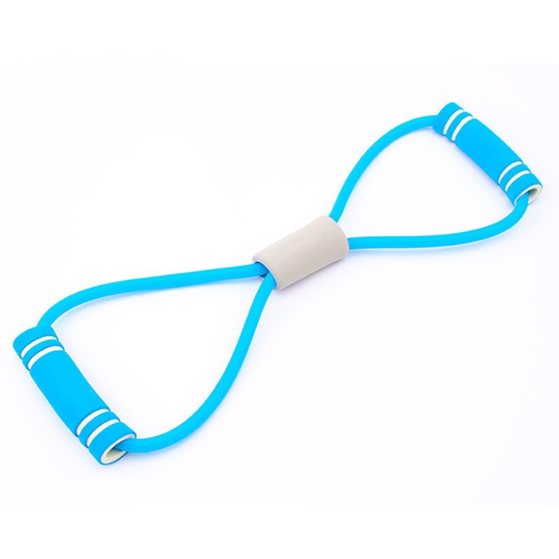 Yoga Training Resistance Band, 8-Character Back Beauty, Women's Fitness Elastic Tube Expander