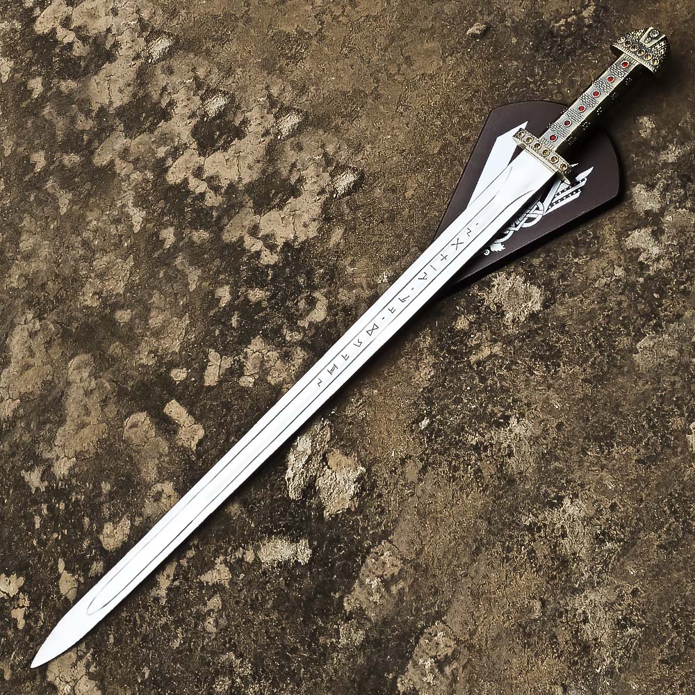 Viking Sword of King Ragnar Lothbrok, Vikings Ragnar,Battle Ready Medieval Sword