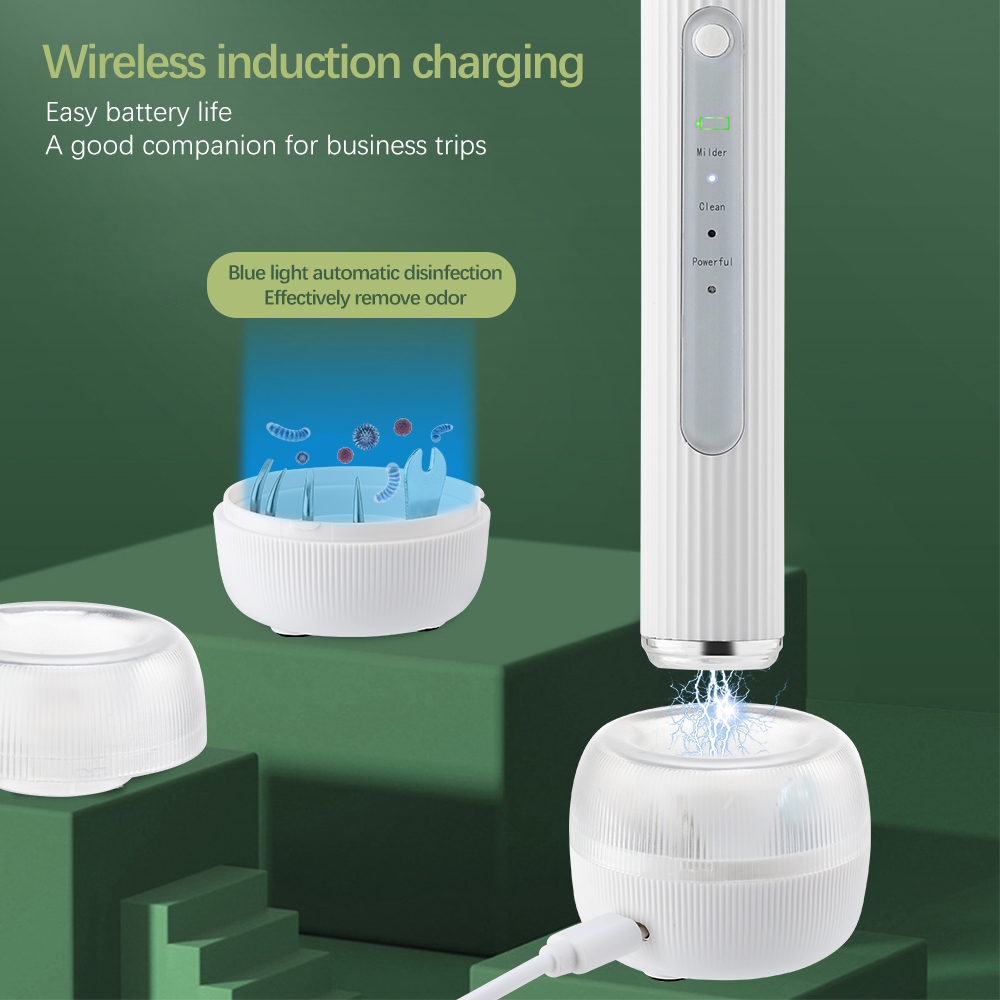 Portable Electric Ultrasonic Visual Scaler Dental Tartar Remover for Household Use