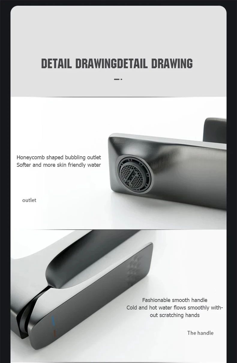 Modern Brass Mixer Bathroom Sink Faucet