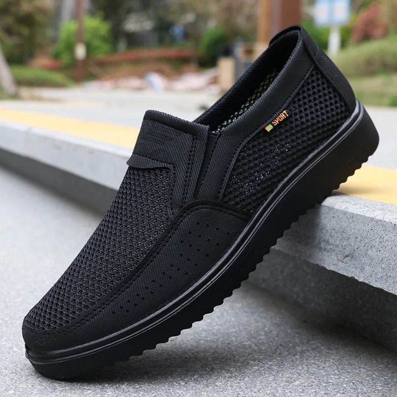 Mens Breathable Slip On Casual Shoes Lightweight Walking Sneakers