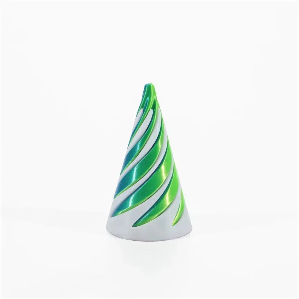 3D Spiral Cone Passthrough Sculpture