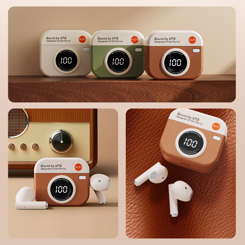 TWS Wireless Earbuds with Bluetooth, 36-Hour Playtime & LED Display
