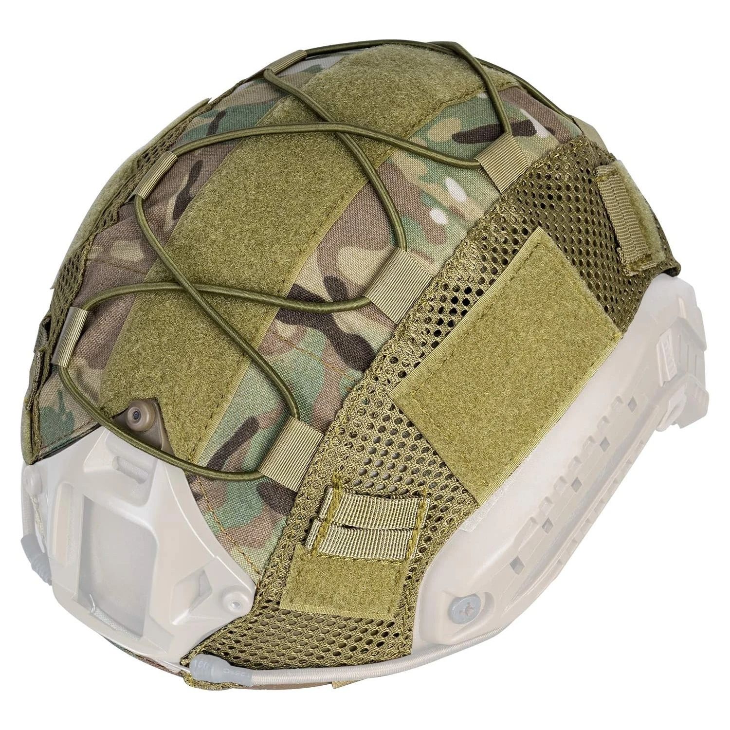 Tactical Helmet Cover Camo Fast Airsoft Paintball High Cut Helmet Cloth
